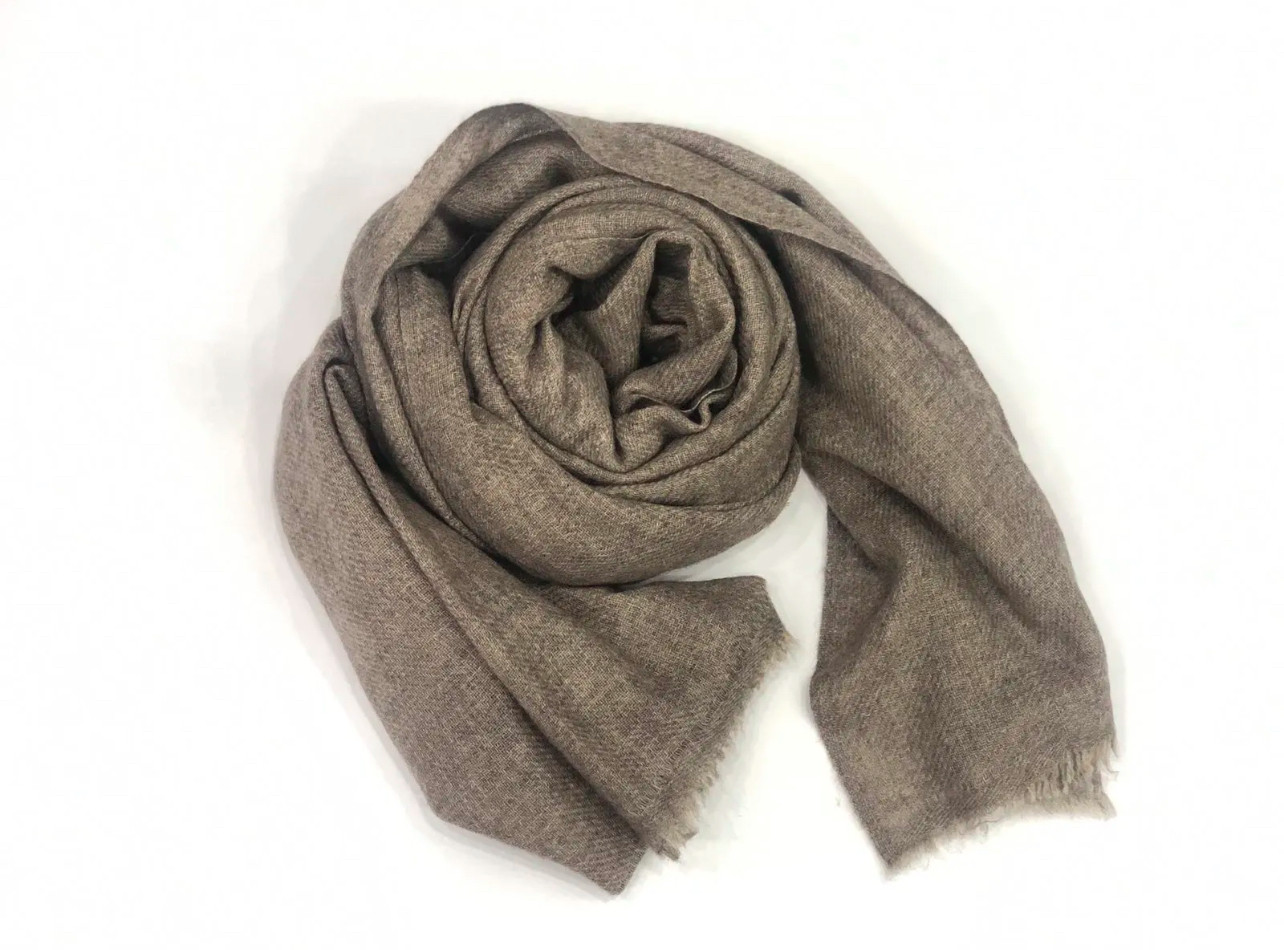 克什米尔100%纯山羊绒Pashmina披肩男女70×200cm手工秋冬围巾