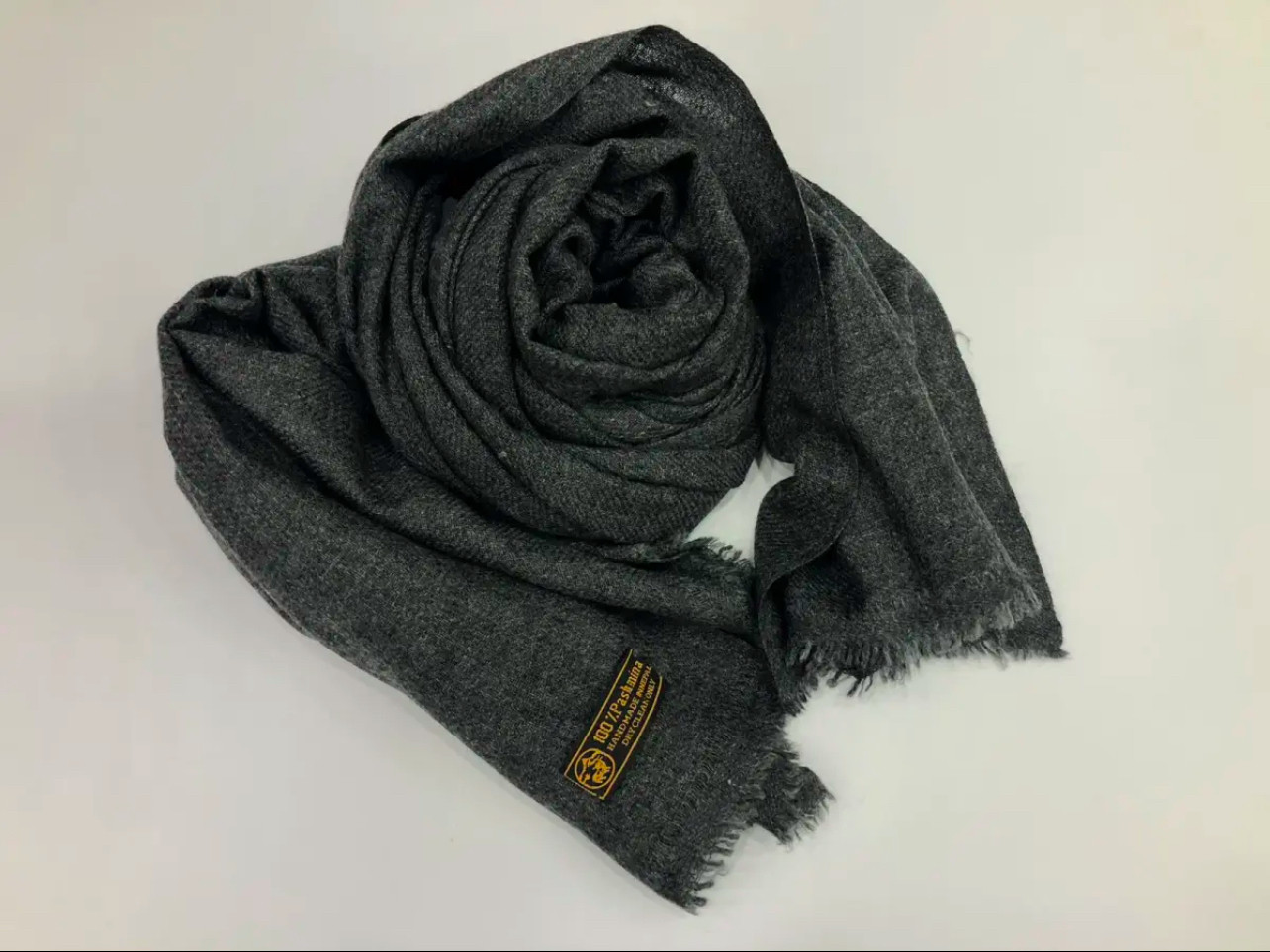克什米尔100%纯山羊绒Pashmina披肩男女70×200cm手工秋冬围巾
