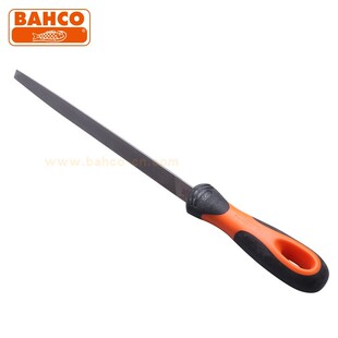 瑞典百固BAHCO钳工尖头三角锉金属打磨三棱钨钢锉刀粗中细齿进口