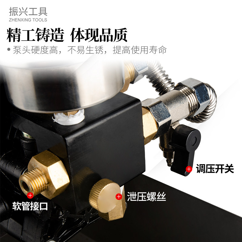 电动试压泵小型便携ppr水管打压机地暖管道打压泵模具测压调压泵图片