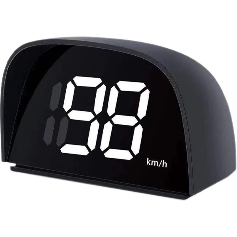 2023新款HUD车速显示车载测速电子狗抬头显车器雷达预警仪一体机