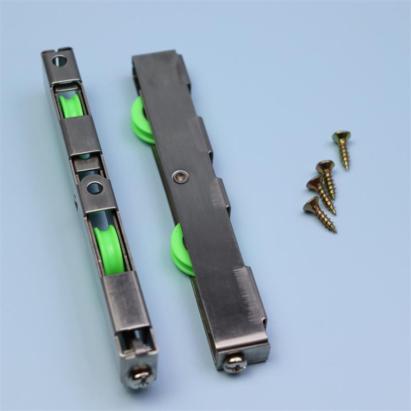 老式铝合金厨房门窗滑轮不锈钢移门轮配件13*20款玻璃中控门地轮