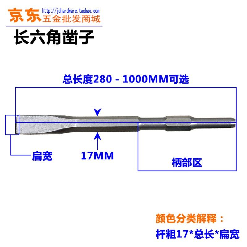 长六角电镐凿子 电镐尖凿扁凿电镐头17*280钩凿1米长尖凿石工凿子,搬运/仓储/物流设备,机械式停车设备（立体停车库）,淘宝优惠券,粉丝福利购,淘宝优惠卷