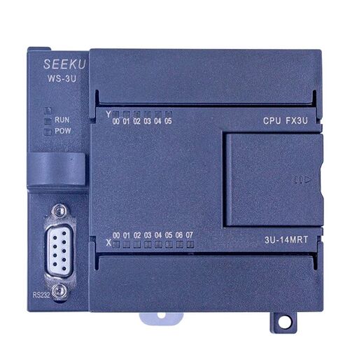 SEEKU 国产PLC工控板WS3U-14MRT混合输出带模拟量 PT100 K型测温