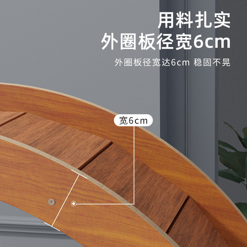 速发猫咪跑步机静音猫跑轮实木运动健身猫抓板滚轮玩具猫爬架