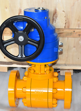 电动高压锻钢球阀 Q41F浮动球阀 电动法兰球阀 蒸汽球阀DN80