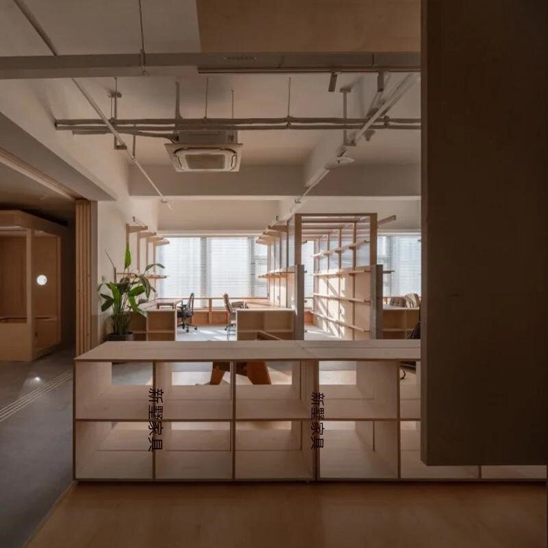 服装店中岛桌展示台格子边柜吧台储物柜摆件展台流水陈列展示桌