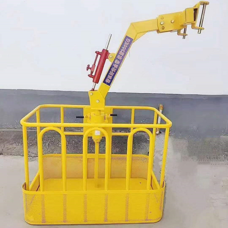 高空作业双人工作吊车吊篮 1.5米建筑外墙吊笼 路灯安装高空吊框