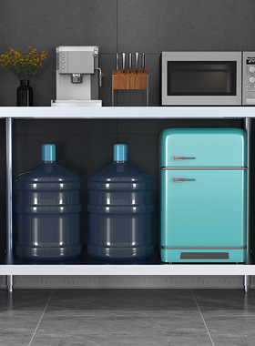 2026不锈钢工作台酒店厨房切菜桌操作台双层打荷打包台拆装包装工