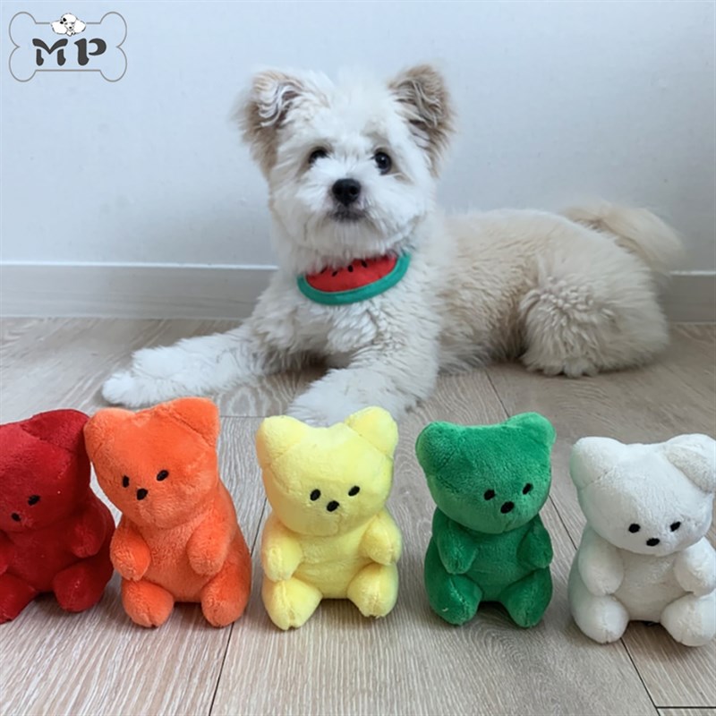 速发mory Pe发B熊可爱软冻M毛绒t声玩具