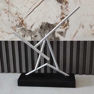 速发钢铁侠重力摆永动机模型混沌创家牛礼摆摆件意居商务顿品反无