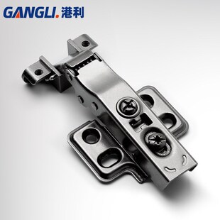 速发阻尼铝框铰链展示柜玻璃门窄边门铰酒柜枪黑0度液压缓冲合页