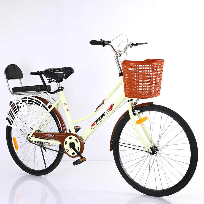 速发24寸实心胎自行车人轻便成通男单速学生变速淑单车成年式勤26