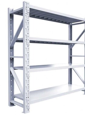 速发洛港高主000长15宽00600mm2架白色重型中型货架仓库仓储货物