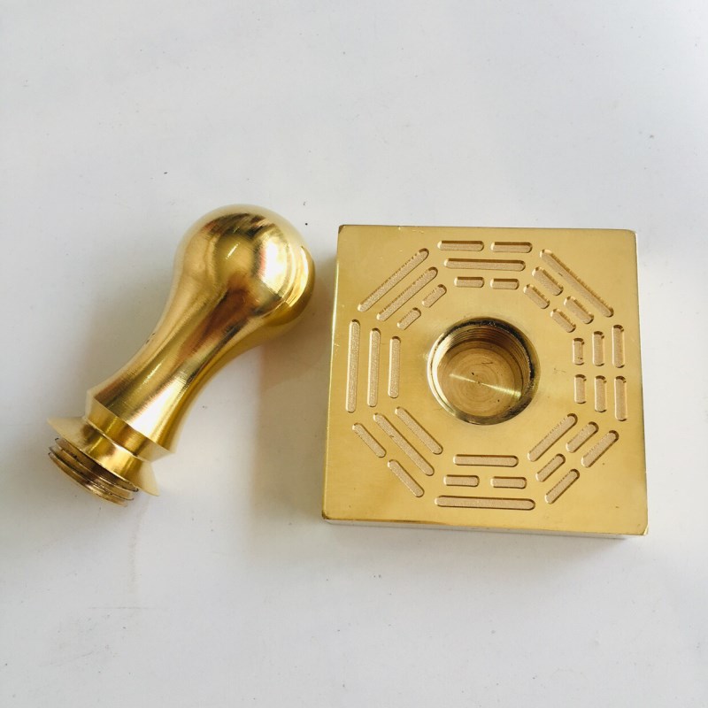 现货速发文曲星君铜印 道士法器用品法印印章 文昌君 5厘米印章送