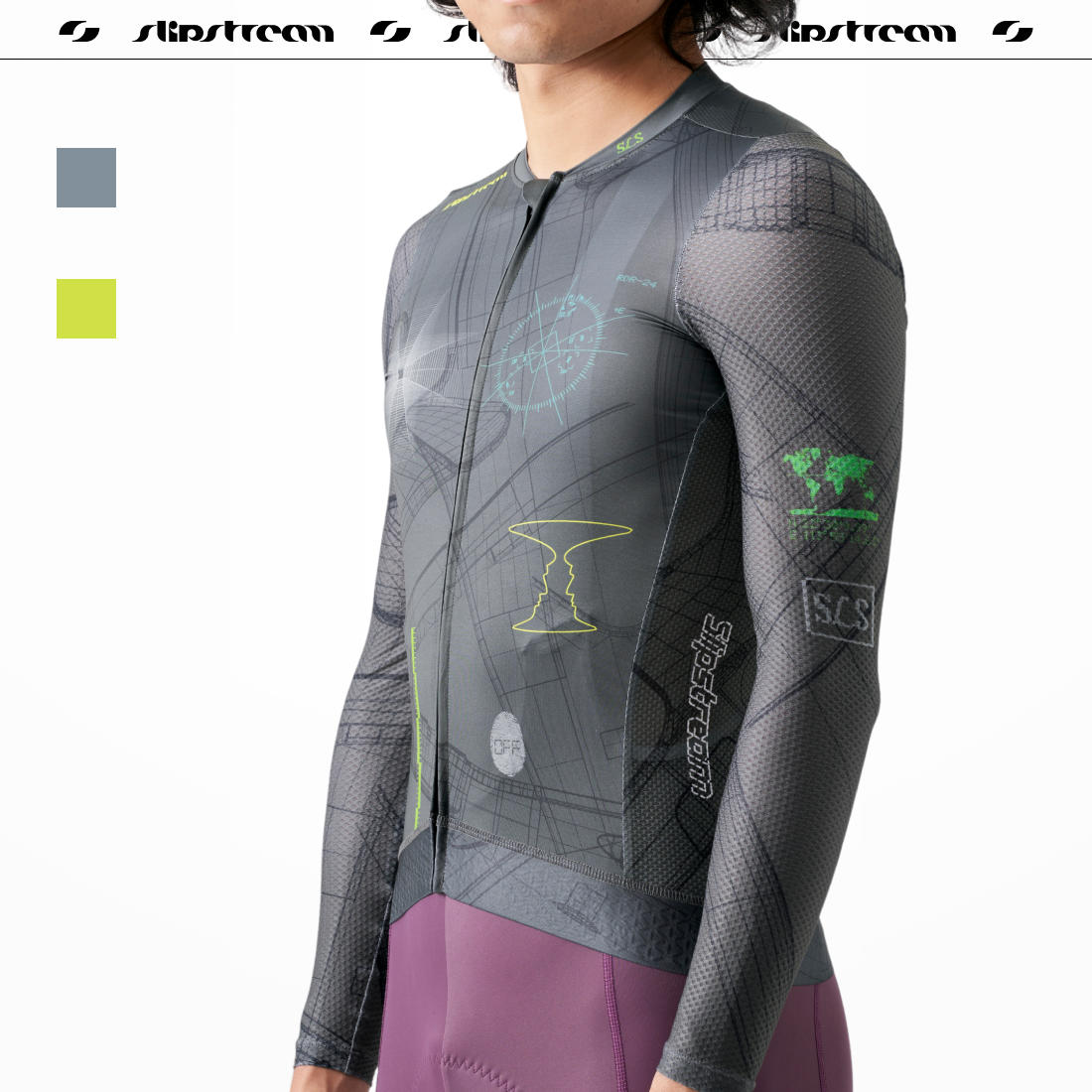 Slipstream男秋季长袖骑行服防晒