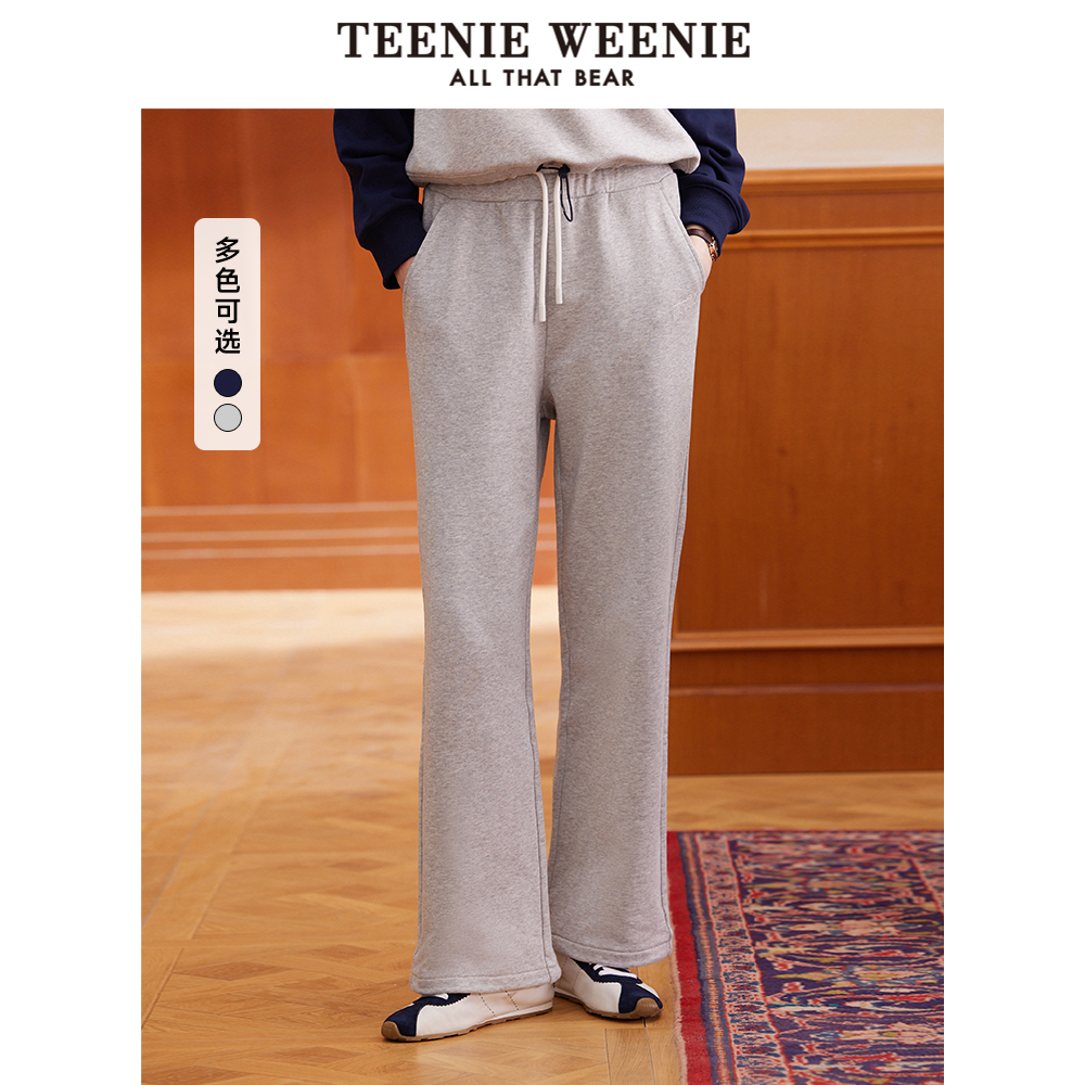 TeenieWeenie小熊女装卫裤2025秋新款休闲运动户外简约时尚休闲裤