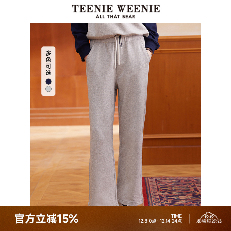 TeenieWeenie小熊女装卫裤2025秋新款休闲运动户外简约时尚休闲裤