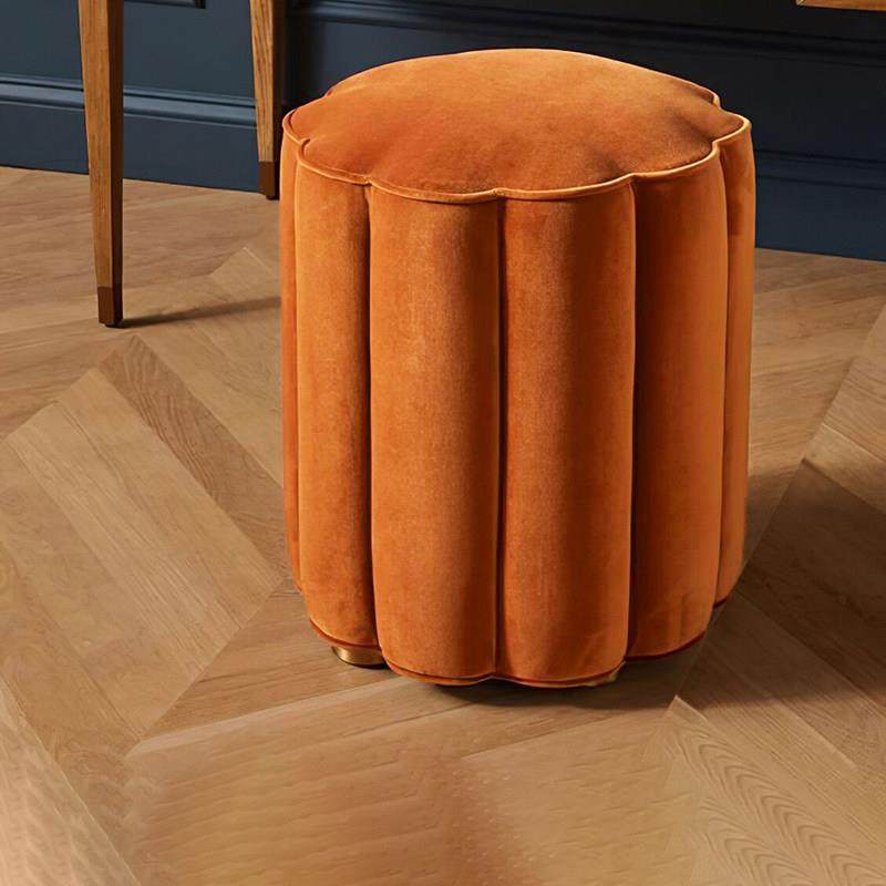 化妆凳北欧梳妆台凳子轻奢椅子卧室沙发换鞋时尚客厅网红圆凳布艺