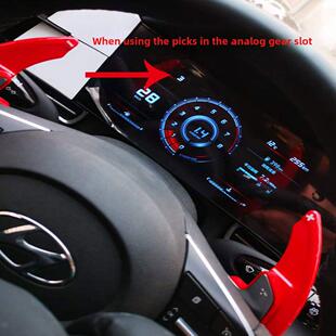 适用于现代第七代伊兰特换挡杆，原厂改装内饰升级方向盘加长手柄