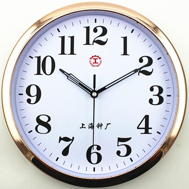 12英寸静音现代简约壁挂钟客厅卧室石英钟表时尚创意清晰圆形时钟