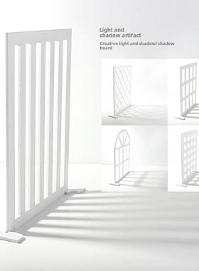 创意摄影光影造影板投影彷窗户拍照道具饰品美食化妆品静物百叶窗
