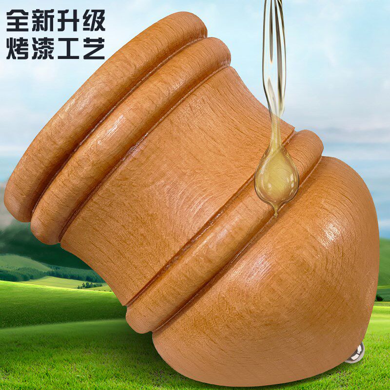 速发新款实木猴陀螺冰嘎发光儿童成人健身玩具抽号老式鞭绳冰大冰