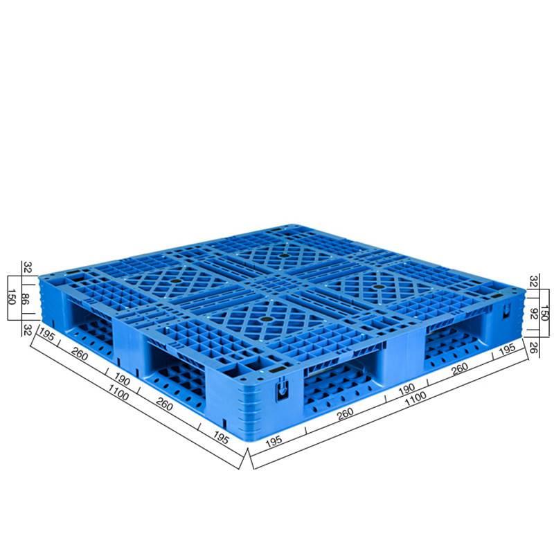 上海厂家塑料田字网格叉车可用托盘承载强物流专用塑料托盘
