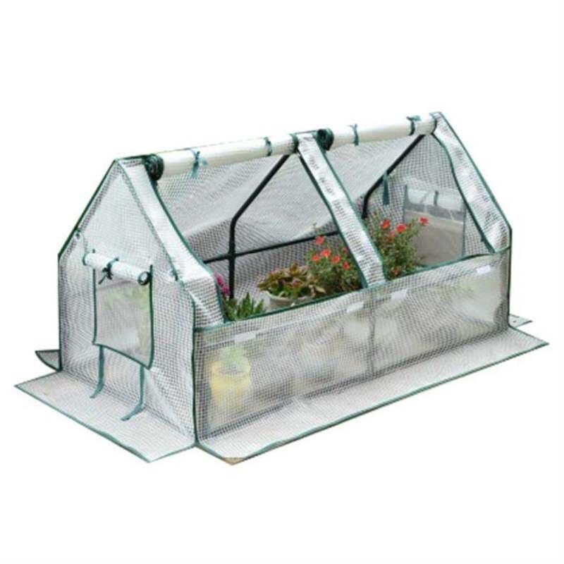 。菜苗走廊玫瑰花绿植置物架草莓防风罩防寒育苗棚菜地网罩遮阳