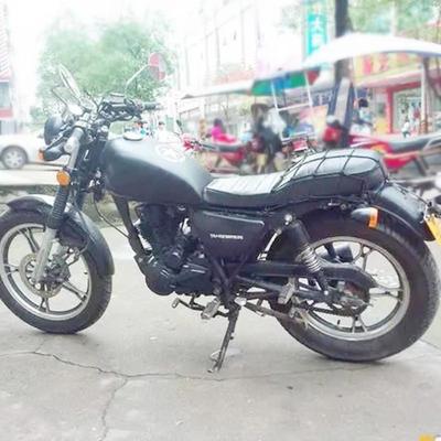 GN125摩托车复古改装油箱云豹纯色油缸光固化烤漆不褪色无标牌孔