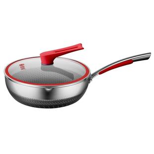 铿锵锅盖家用不锈钢汤锅雪平锅小炒菜锅盖加厚玻璃锅盖耐高温大号