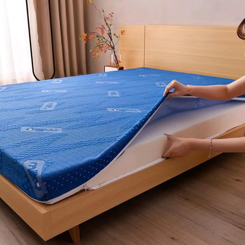 2tcu定制高密度记忆海绵软床垫可拆洗双人褥垫家用榻榻米超学生