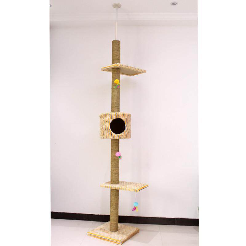 小户型顶天立地通天柱猫咪爬架树高猫架实木 猫窝猫树一体猫抓柱,宠物/宠物食品及用品,猫爬架,淘宝优惠券,粉丝福利购,淘宝优惠卷