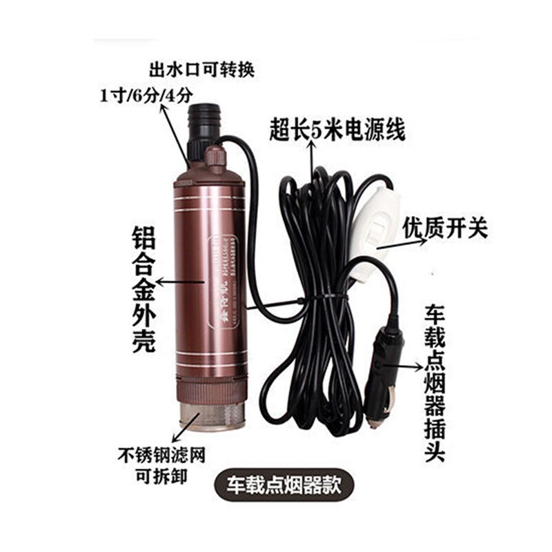 现货速发抽油泵12v大功率150w柴油泵24v大流量抽水泵自吸加油泵小