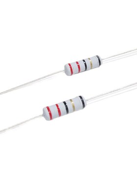 2W直插绕线电阻器5%碳膜保险丝0.1R112欧2233R47R51R68欧100R