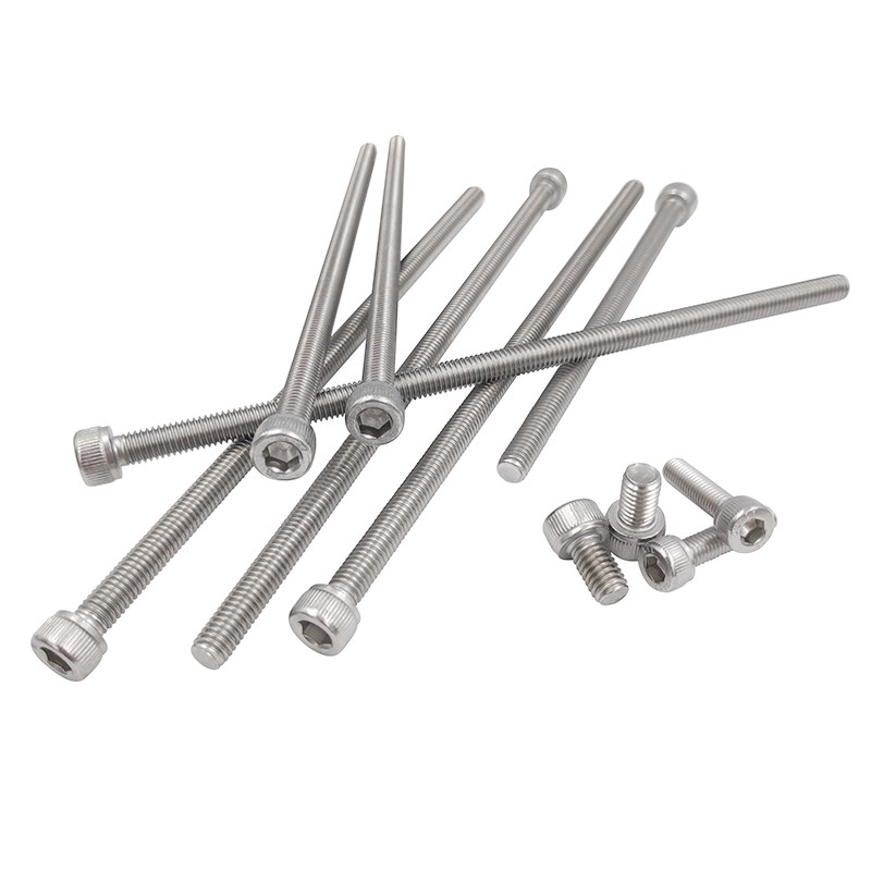 304不锈钢圆柱头内六角螺丝钉杯头螺栓M3M4MD5*x38x40x42x45x48x5