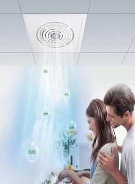 335x335爱尔而菲适用集成吊顶换气扇厨房卫生间大功率排气排风扇