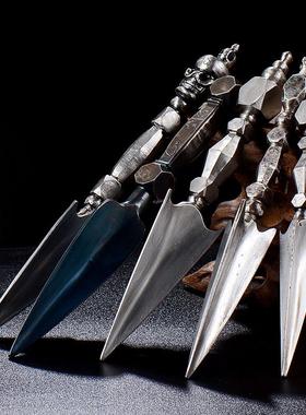 金刚橛修行供具尼泊尔手工铁艺现代做旧五股普巴金刚杵