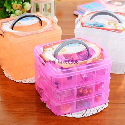 极速Eco-Friendly Makequp Organizer Three Removable Transpare