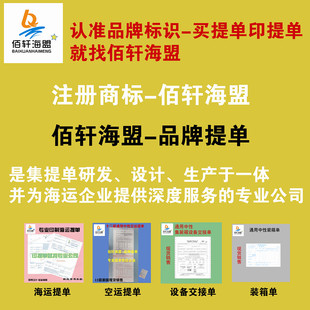 极速集装箱发放 设备n交接单 通用现货销售 可定做印刷LOGO  包邮