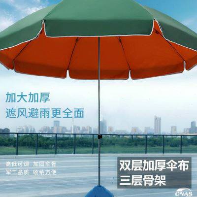 极速遮阳伞大户外摆摊移动防雨棚遮阳伞庭院L伞抗UV大号雨伞商用