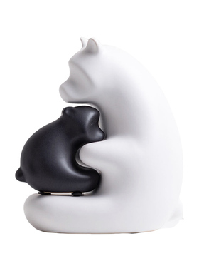 新品装饰推荐轻奢抱抱熊兔客厅书架卧室床头玄关摆件软.装饰品桌