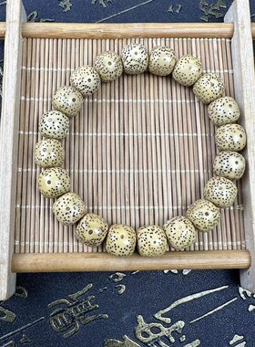 极速星月菩提手串单n圈原生态高密顺白新月手链男女正月菩提子文