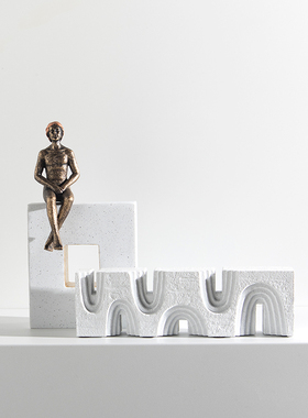 极速装饰推荐思想者多层拱门树z脂摆件样板间酒店别墅家居客厅工