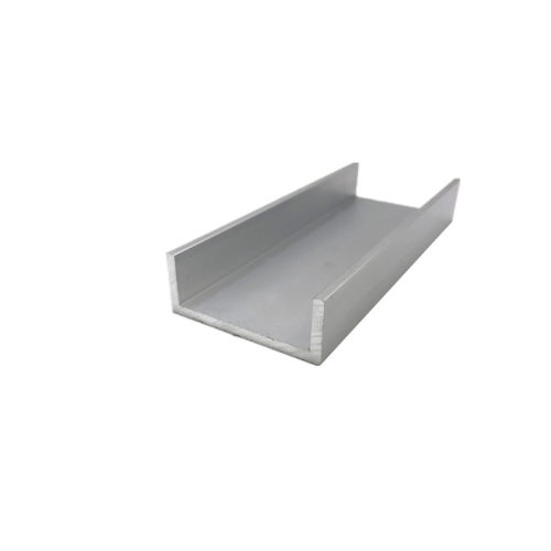 极速铝合金u型槽65x25x4铝材B铝合金导轨加工铝挤型材料氧化铝合