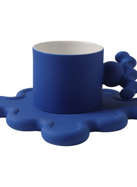 极速装饰推c荐可爱孟菲斯马克杯办公室ins咖啡杯礼盒套装礼物陶瓷