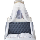 极速厂促厂促牀幔北欧风r白色公主纱幔单层少女心儿童房公寓牀头