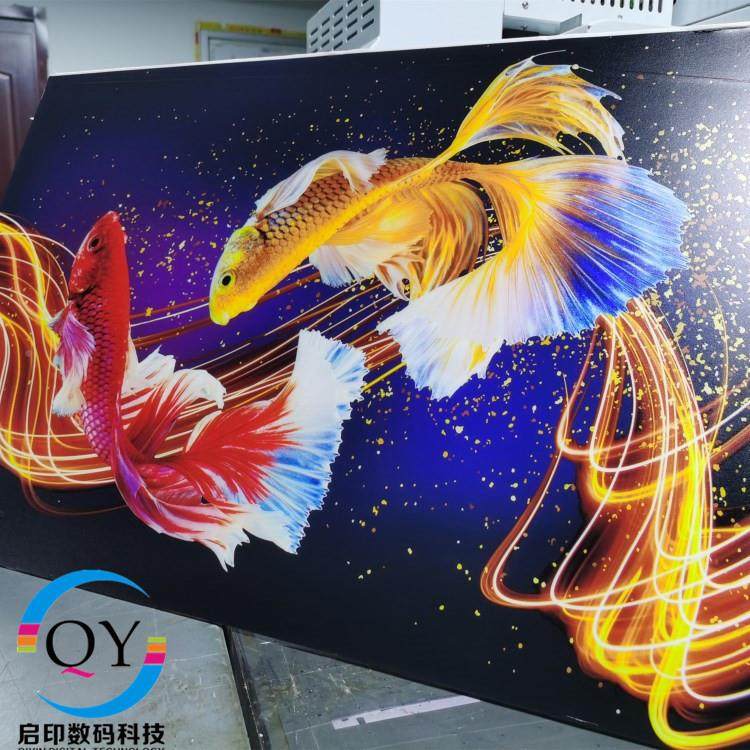 小型0609圆柱平板体3D印打机 一广告标识QY-1613牌uv平板喷绘机