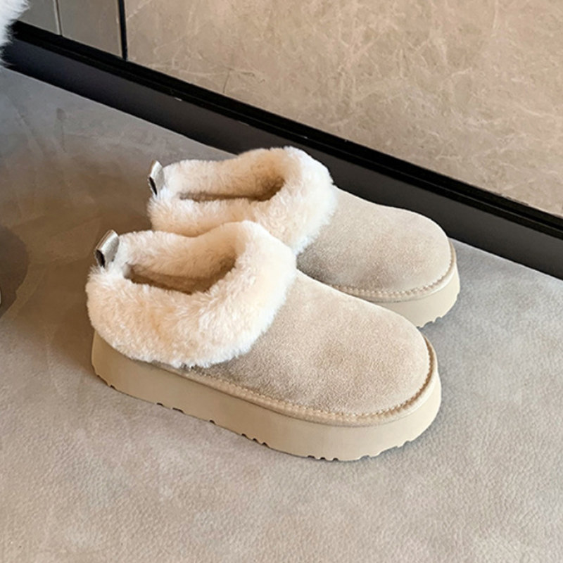 休闲雪地靴女款冬季加厚保暖2025