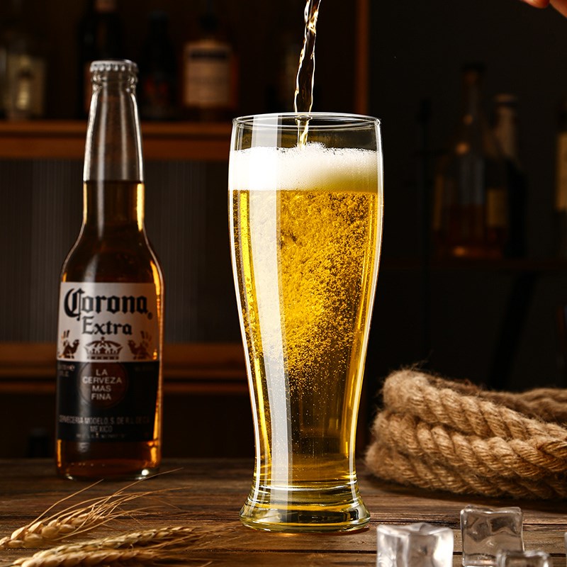 速发加厚杯酒扎大号精酿啤酒啤玻璃杯啤杯酒吧酒杯
